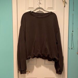 GAP Grey Brown Women's Sweatshirt